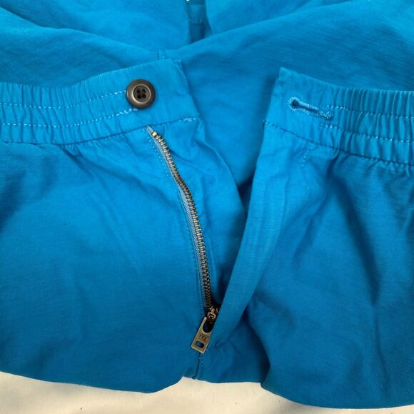 EVERLANE Men’s Cotton Linen Cargo Shorts M Horizon Blue Elastic Waist NWT B55 - Picture 6 of 6